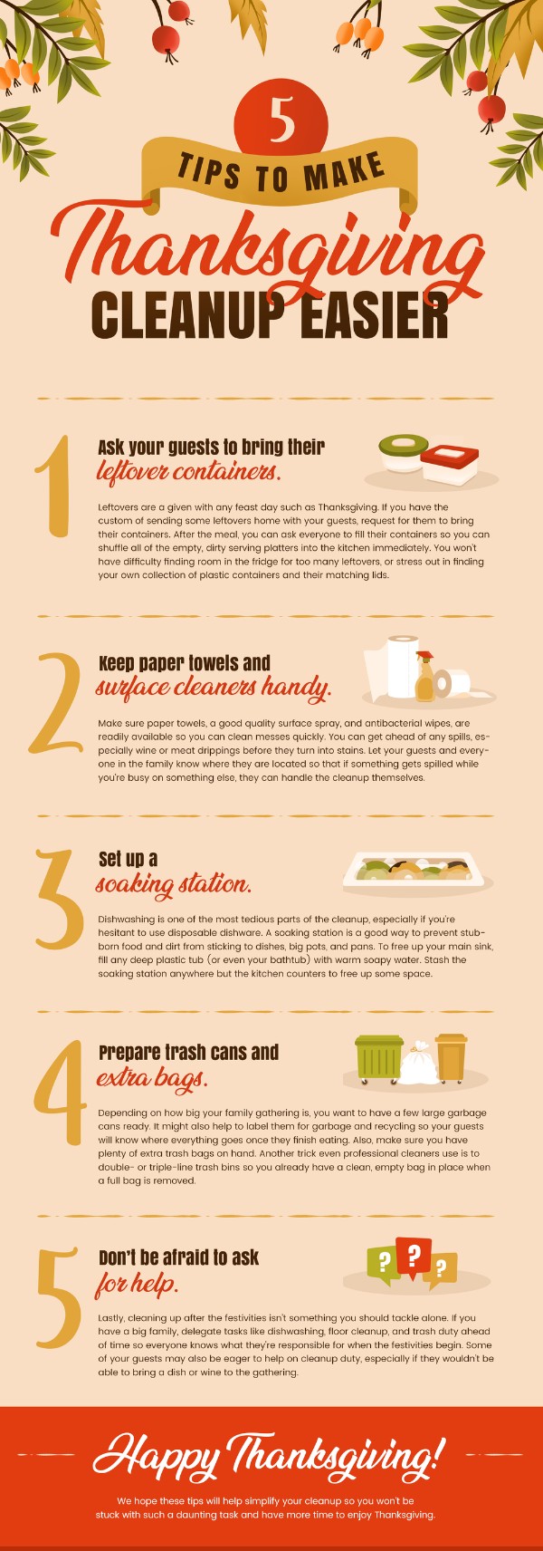 Thanksgiving Cleanup