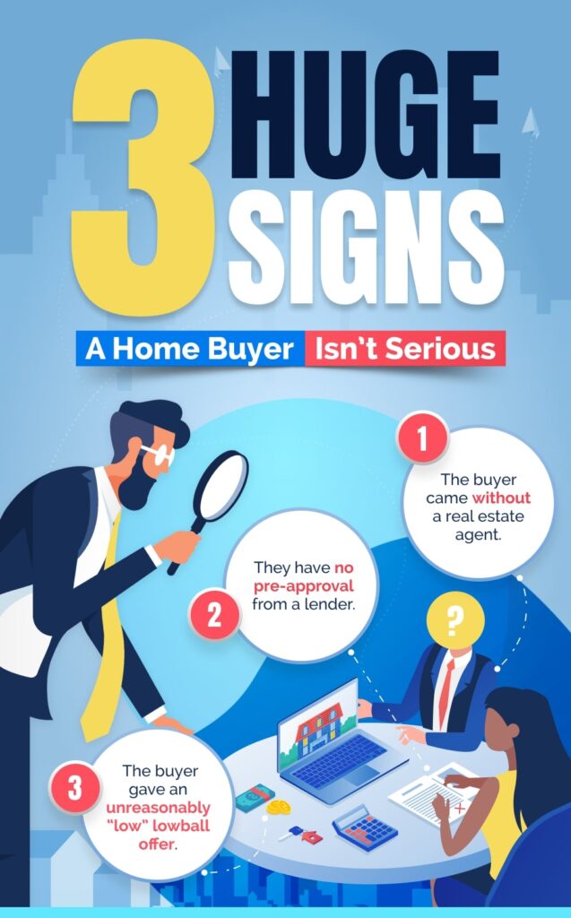 3 Sign Home Buyer Isn't Serious